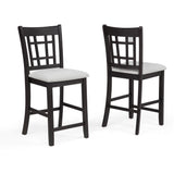  Crown Mark Hartwell 2795BK-S-24 Counter Height Chair - Charcoal Black IMAGE 1