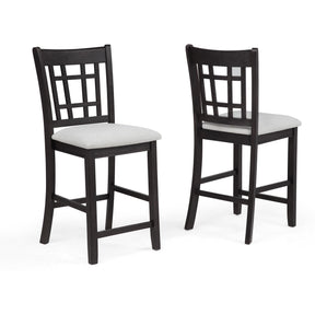  Crown Mark Hartwell 2795BK-S-24 Counter Height Chair - Charcoal Black IMAGE 1