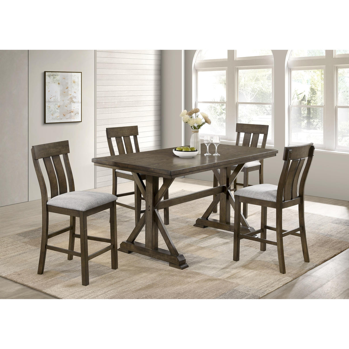  Crown Mark Lloyd 2837T-3671 Counter Height Dining Table IMAGE 5