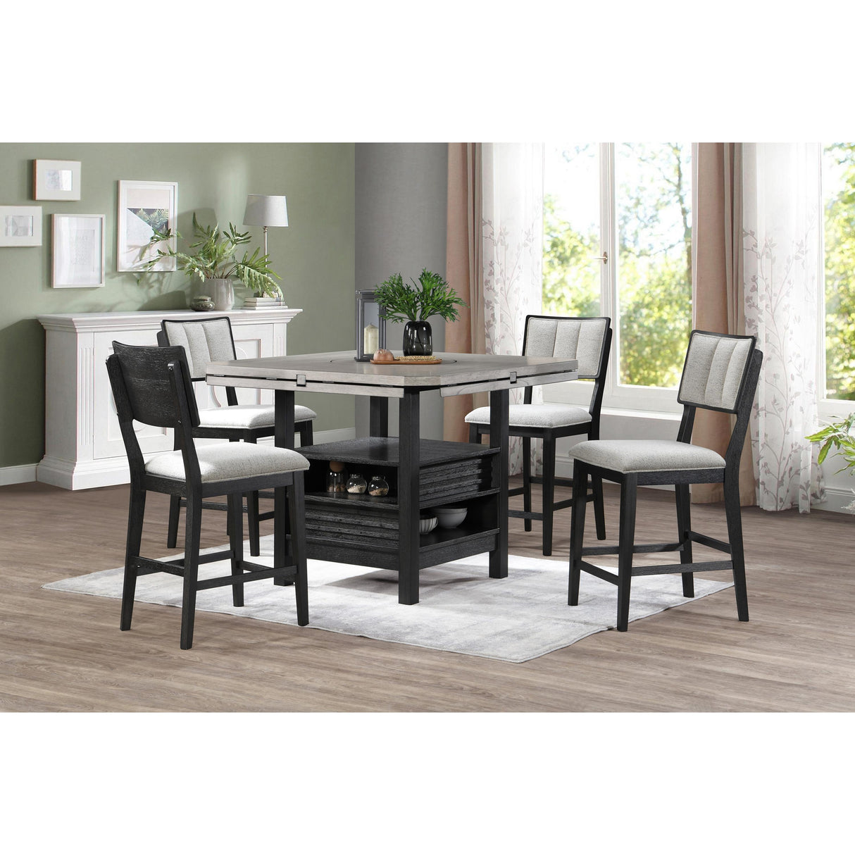  Crown Mark Cline 2850LG-S-24 Counter Height Chair IMAGE 5