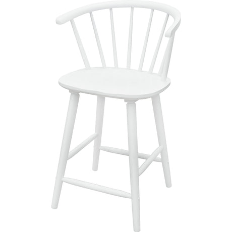  Crown Mark Janna 2981WH-24 Counter Height Stool - White IMAGE 1