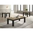  Crown Mark Theo 4168SET-NAT 3 pc Cocktail Table Set - Natural IMAGE 1