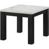  Crown Mark Ivy 4170SET-WH 3 pc Cocktail Table Set - Faux Marble White IMAGE 3