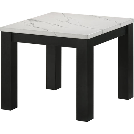  Crown Mark Ivy 4170SET-WH 3 pc Cocktail Table Set - Faux Marble White IMAGE 3