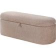  Crown Mark Philipa 4924MV-BENCH Storage Bench - Mauve Tweed IMAGE 1
