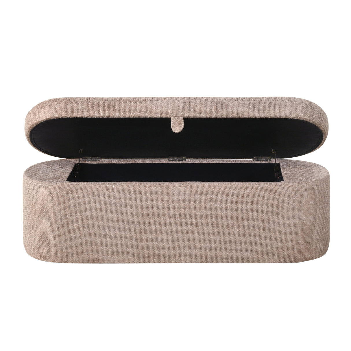  Crown Mark Philipa 4924MV-BENCH Storage Bench - Mauve Tweed IMAGE 3