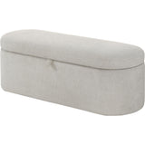  Crown Mark Philipa 4924OT-BENCH Storage Bench - Oatmeal Tweed IMAGE 1