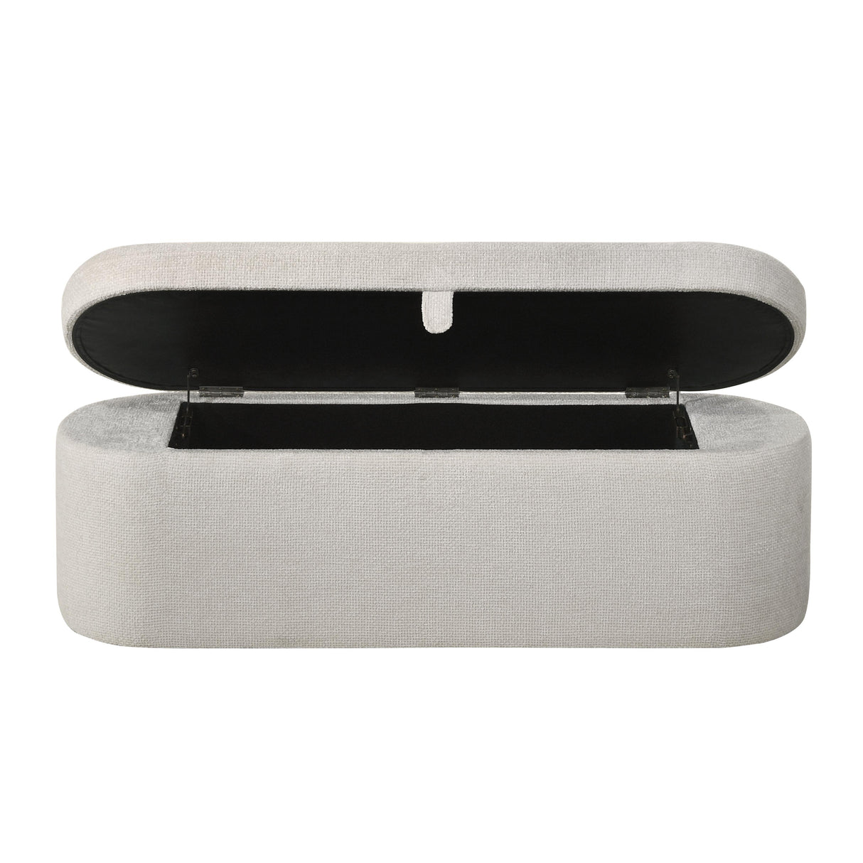  Crown Mark Philipa 4924OT-BENCH Storage Bench - Oatmeal Tweed IMAGE 3