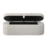  Crown Mark Philipa 4924OT-BENCH Storage Bench - Oatmeal Tweed IMAGE 3