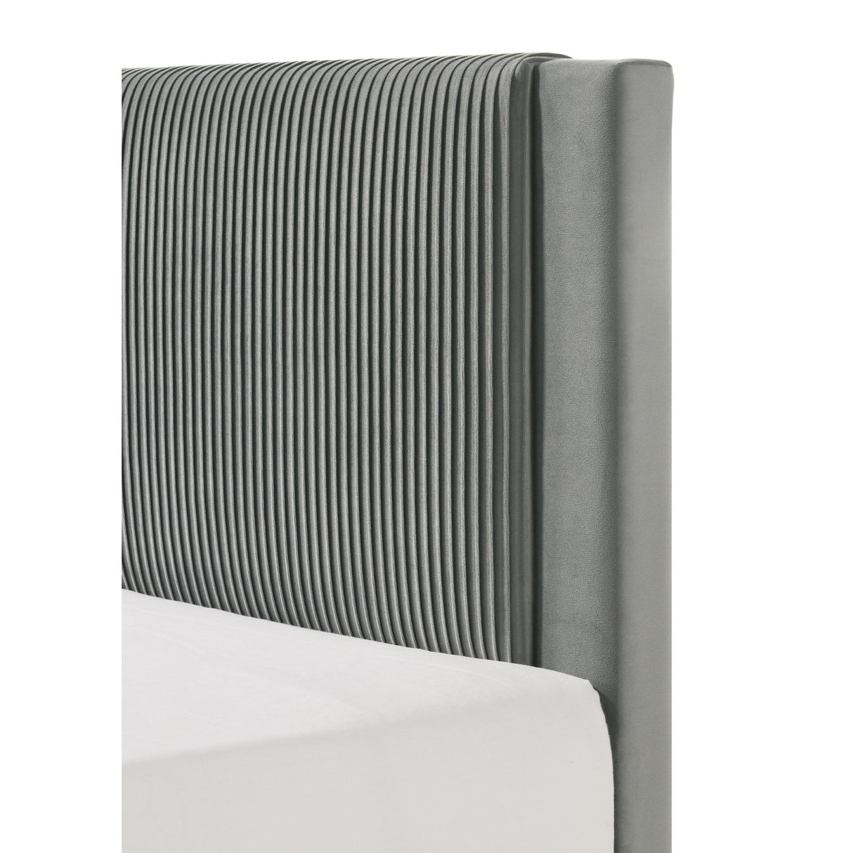  Crown Mark Lucia 5097LG-T Twin Bed - Light Grey IMAGE 3