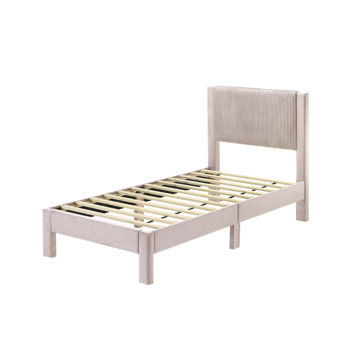  Crown Mark Lucia 5097PK-T Twin Bed - Pink IMAGE 2