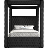  Crown Mark Annabelle 5114BK-K King Canopy Bed - Black IMAGE 3
