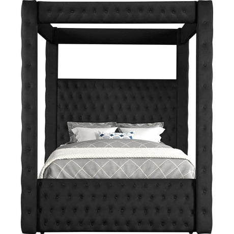  Crown Mark Annabelle 5114BK-K King Canopy Bed - Black IMAGE 3