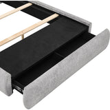  Crown Mark Reverie 5116PW-Q Queen Bed with Storage - Pewter IMAGE 4