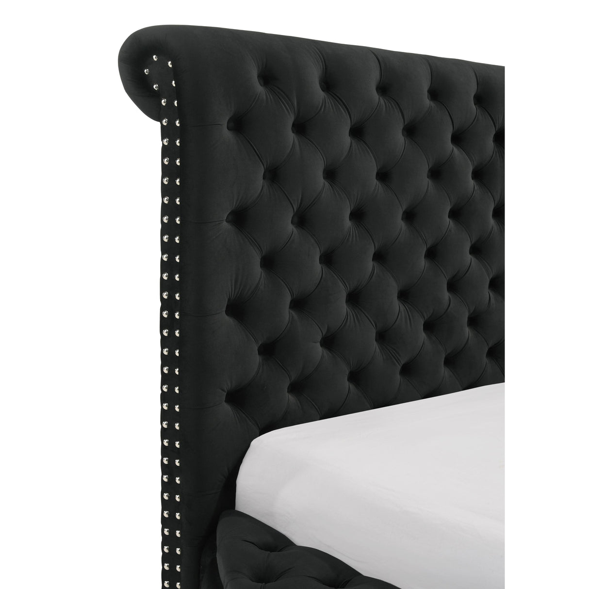  Crown Mark Brigitte 5202BK-K King Bed - Black IMAGE 6