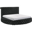  Crown Mark Brigitte 5202BK-Q Queen Bed - Black IMAGE 1