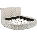  Crown Mark Brigitte 5202IV-Q Queen Bed - Ivory IMAGE 3