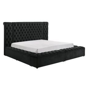  Crown Mark Liliana 5203BK-Q Queen Bed - Black IMAGE 1