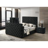 Crown Mark Josephine 5213BK-Q Queen Bed with TV Lift IMAGE 5