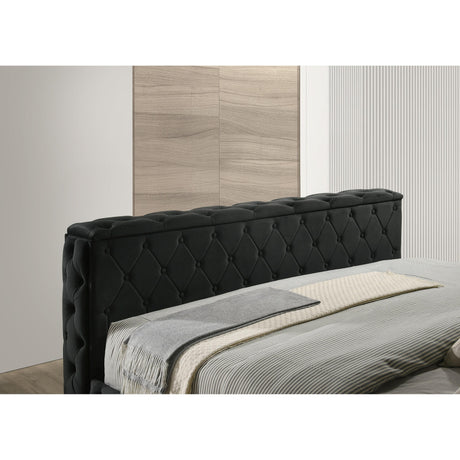  Crown Mark Josephine 5213BK-Q Queen Bed with TV Lift IMAGE 6