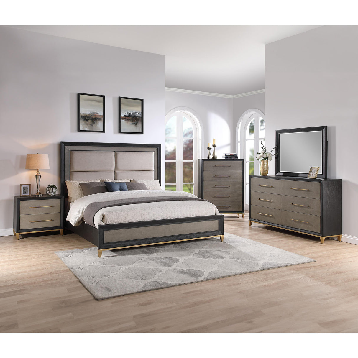  Crown Mark Payson B1200-2 Nightstand IMAGE 3