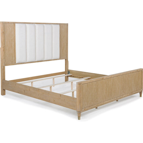  Crown Mark Kara B1450-K King Bed - Cerused Natural IMAGE 2