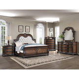  Crown Mark Stanley B1610-2 Nightstand - Coffee Brown IMAGE 3