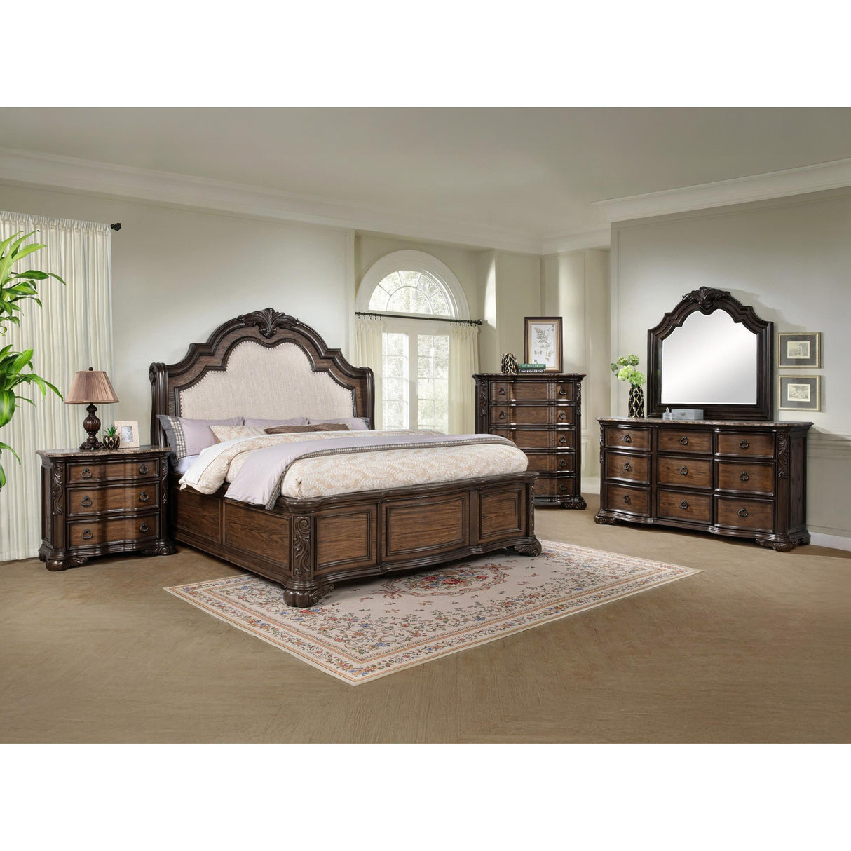 Crown Mark Ludwig B1640-11 Dresser Mirror IMAGE 3