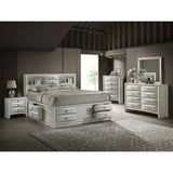  Crown Mark Emily B4255-11 Dresser Mirror - White IMAGE 3
