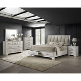  Crown Mark Jaymes B6582-2 Nightstand - White Mist IMAGE 2