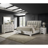  Crown Mark Jaymes B6582-2 Nightstand - White Mist IMAGE 3