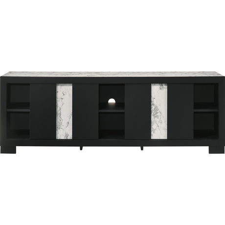  Crown Mark Rangley B6835-99 TV Stand - Black IMAGE 3