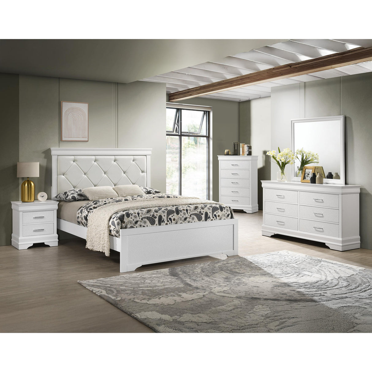  Crown Mark Amalia B6912-4 Chest - White IMAGE 2