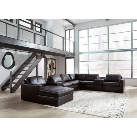  Signature Design by Ashley ModMax II 74305S43 8 pc Sectional with Chaise and Storage Consoles IMAGE 2