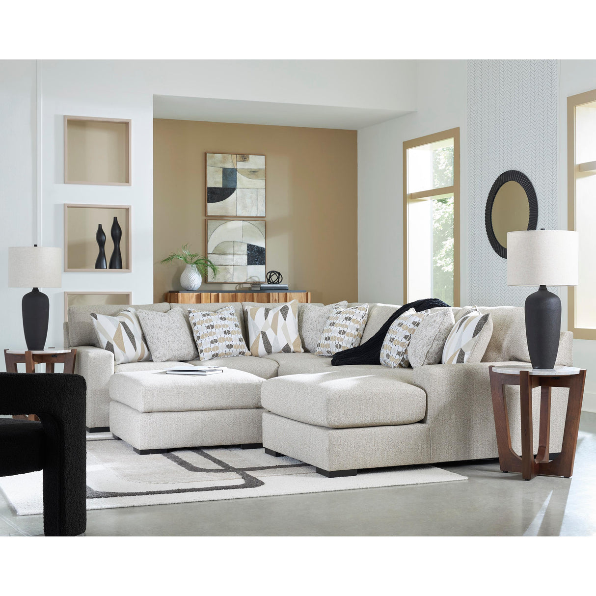  Benchcraft Laurelgrove 7510508 Oversized Accent Ottoman IMAGE 6