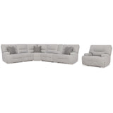  Signature Design by Ashley Acklen Place 93605S8 7 pc Power Reclining Sectional IMAGE 1