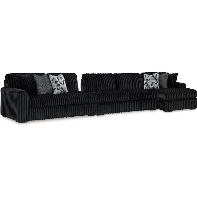  Signature Design by Ashley Midnight-Madness 98103S9 3 pc Sectional with Chaise IMAGE 1
