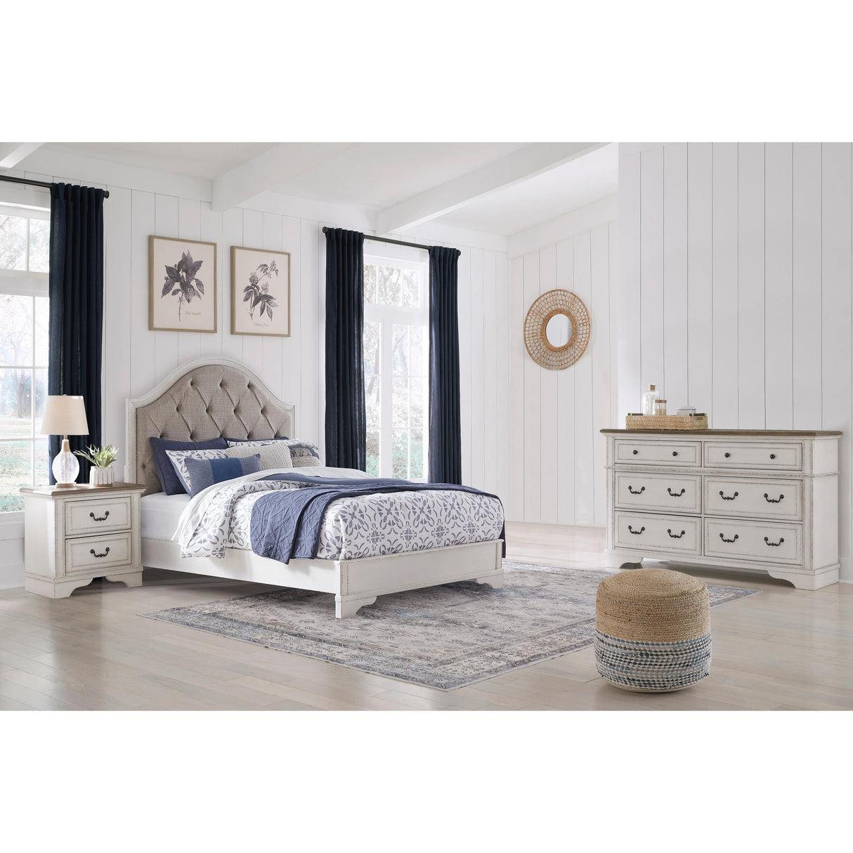  Signature Design by Ashley Blendon B747B2 Queen Upholstered Panel Bed IMAGE 6
