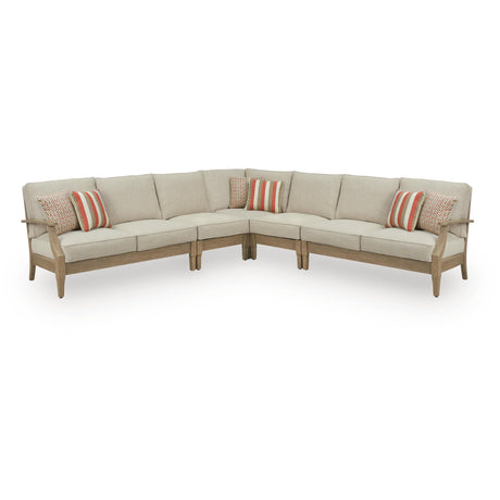  Signature Design by Ashley Clare View P801P12 5 pc Outdoor Sectional IMAGE 1