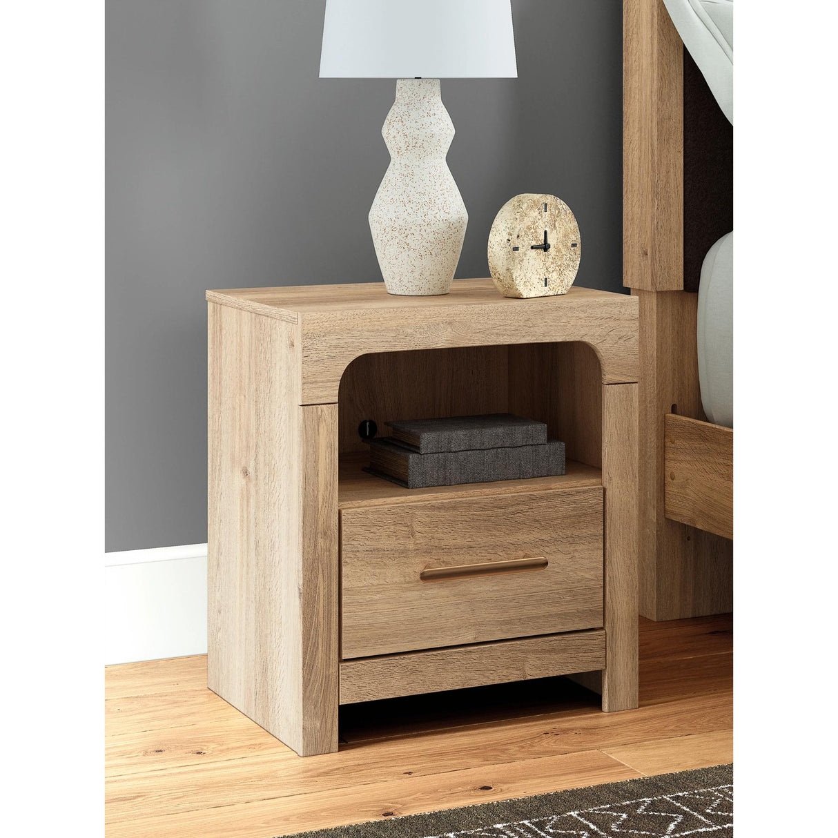  Signature Design by Ashley Kinlanni PCB1360-91 One Drawer Night Stand IMAGE 8