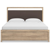 Signature Design by Ashley Kinlanni PCB1360B15 King Upholstered Panel Bed IMAGE 3