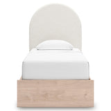  Signature Design by Ashley Arloster PCB1566B4 Twin Upholstered Panel Bed with Storage IMAGE 3