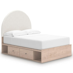  Signature Design by Ashley Arloster PCB1566B7 Full Upholstered Panel Bed with Storage IMAGE 1