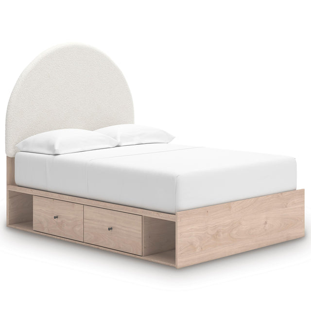  Signature Design by Ashley Arloster PCB1566B7 Full Upholstered Panel Bed with Storage IMAGE 1