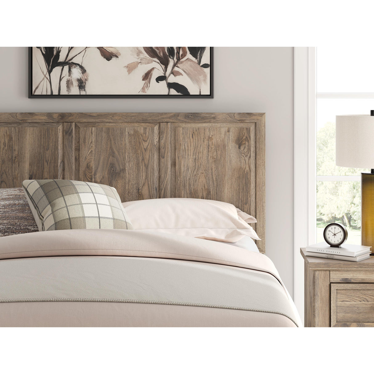  Signature Design by Ashley Rusticott PCB2260-57 Queen Panel Headboard IMAGE 3