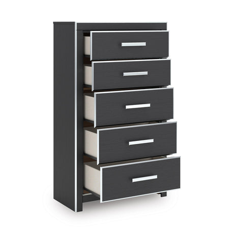  Signature Design by Ashley Zuraleus PCB3380-46 Five Drawer Chest IMAGE 2