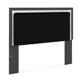  Signature Design by Ashley Zuraleus PCB3380-57 Queen Upholstered Panel Headboard IMAGE 1