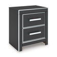  Signature Design by Ashley Zuraleus PCB3380-92 Two Drawer Night Stand IMAGE 1