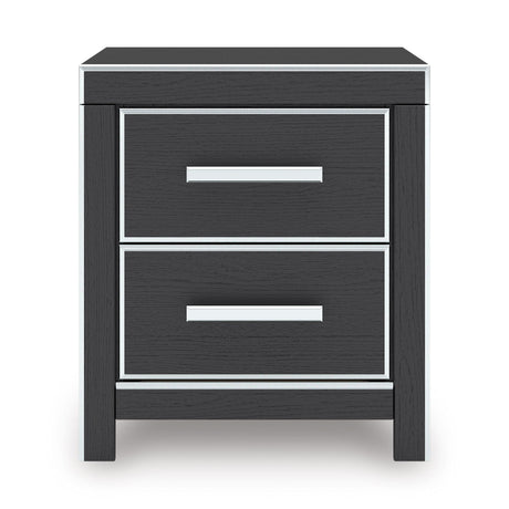  Signature Design by Ashley Zuraleus PCB3380-92 Two Drawer Night Stand IMAGE 3