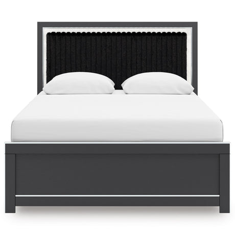  Signature Design by Ashley Zuraleus PCB3380B6 Queen Upholstered Panel Bed IMAGE 2